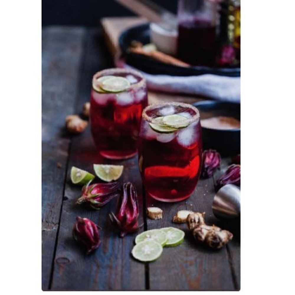 Roselle Hibiscus Sabdariffa Jamaican Sorrel 50 Seeds